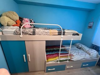 Dormitorio juvenil litera con armario