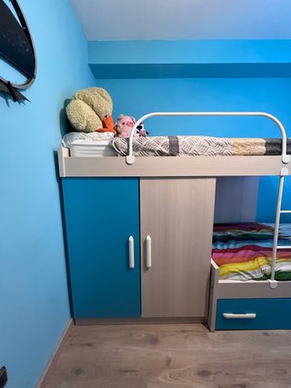 Dormitorio juvenil litera con armario