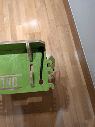 Rampa de madera  Desmontable y Regulable para MTB