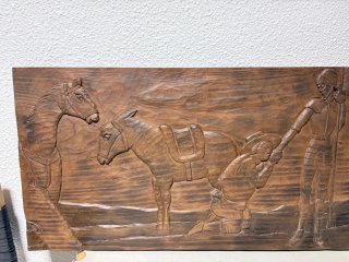Cuadro tallado madera Don Quijote