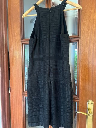 Vestido Guess Negro Cuello Halter