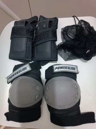 Protecciones Powerslide niño (rodillas, muñecas)