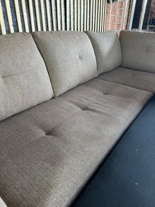 SOFA CHAISELONGUE CAMA CONFORAMA 5 COJINES
