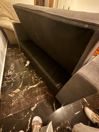 Sofá Cama Gris Tela