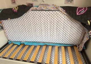 Letto singolo con estraibile + 2 materassi