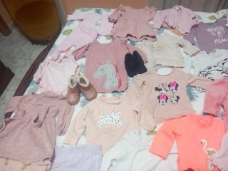 Lote Ropa Bebé Niña Invierno 3-9 Meses