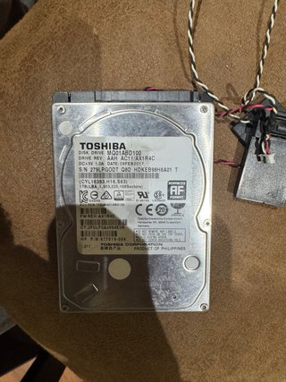 Disco Duro HDD 2.5 + RAM + Ventilador