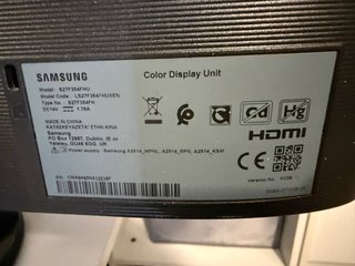 Monitor Samsung 27 Negro