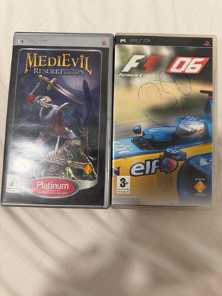 Medievil Resurrección + F1 06 PSP