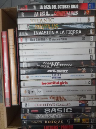 Lote DVDs Acción y Aventura