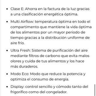 Frigorífico Cecotec Bolero Combi Origin 294+ Azul