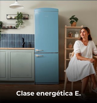 Frigorífico Cecotec Bolero Combi Origin 294+ Azul
