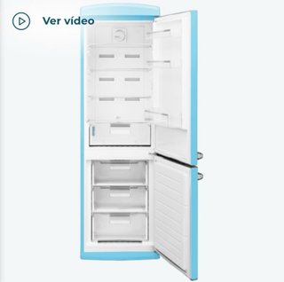 Frigorífico Cecotec Bolero Combi Origin 294+ Azul