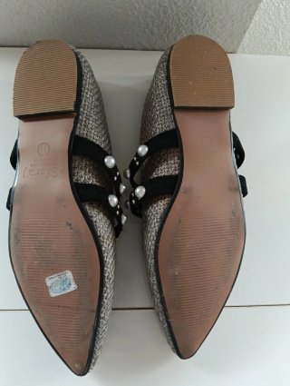 Bailarinas Sfera Talla 38 Perlas Negras