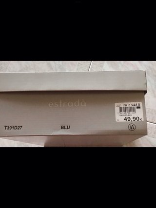 Sandalo elegante blu Estrada