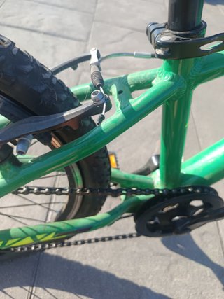 Bicicleta Infantil Verde Monty 4-10 AÑOS