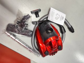 Aspiradora roja nueva con accesorios