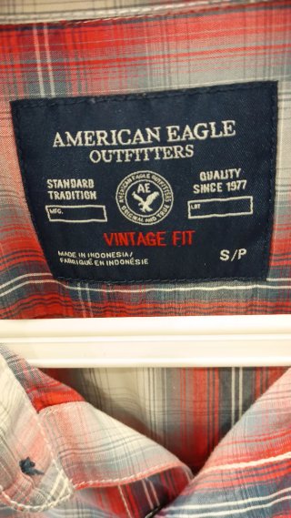 Camisa de cuadros American Eagle