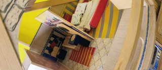 Casa de Madera con Muebles