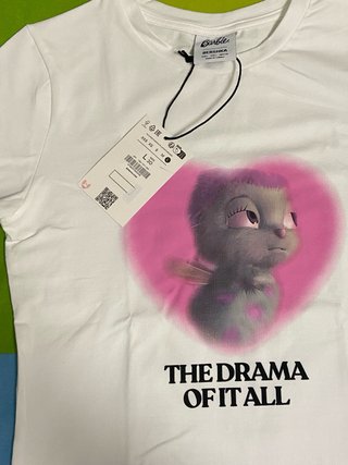 Camiseta Bershka Barbie L