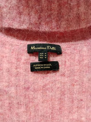 Jersey Massimo Dutti Rosa Alpaca