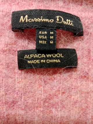 Jersey Massimo Dutti Rosa Alpaca