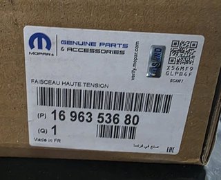 Cableado Mopar Ref:1696353680 Citroen