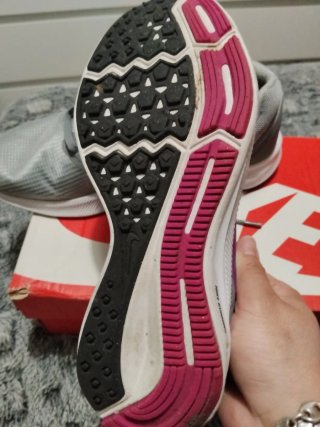 Zapatillas Nike Running Mujer Gris/Violeta