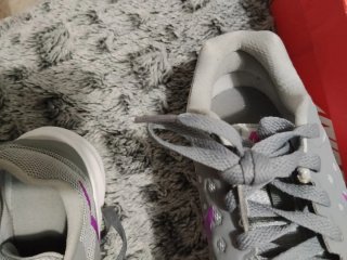 Zapatillas Nike Running Mujer Gris/Violeta