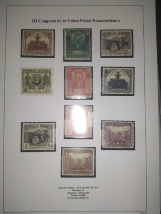 Sellos España III Congreso Postal Panamericano 193