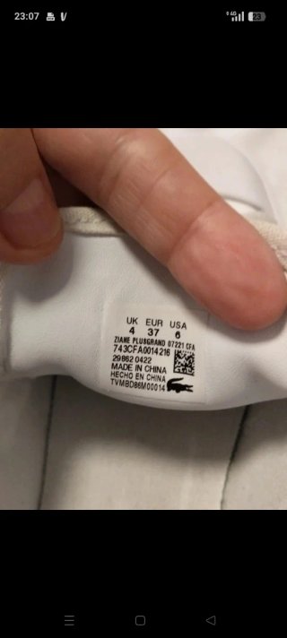 Lacoste Blancas Talla 37 Nuevas