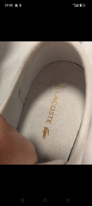 Lacoste Blancas Talla 37 Nuevas
