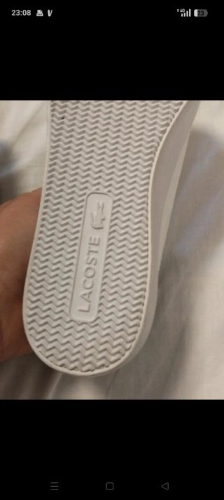 Lacoste Blancas Talla 37 Nuevas