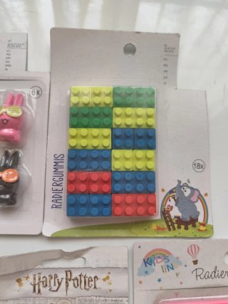 Confezione di gomme da cancellare per bambini