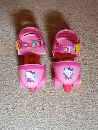 Patines Rosas Hello Kitty