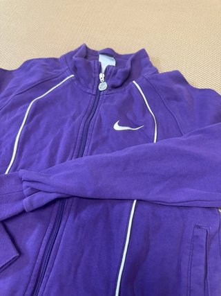 Chaqueta deportiva Nike morada vintage - Sudadera con cremallera