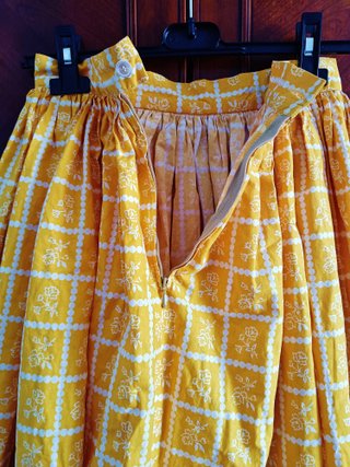 SOULEIADO gonna provenzale vintage XS