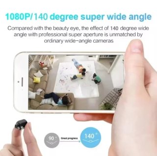 Mini Cámara WiFi 4K 1080P Visión Nocturna