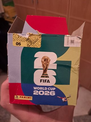 Sobres Panini Mundial 2026 sin abrir o pide faltas