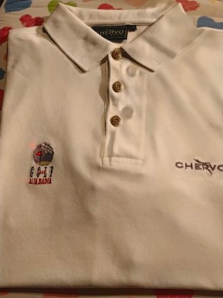 Polo Chervò XL Bianco Golf Alta Badia