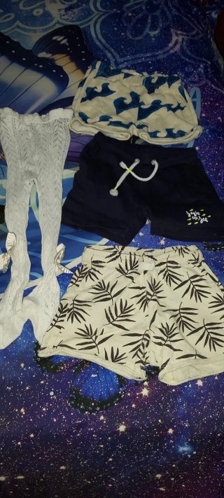 Conjunto Ropa Bebé Niña: Pantys y Shorts