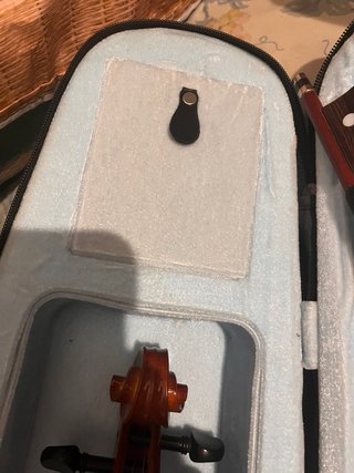 Violín con funda y arco