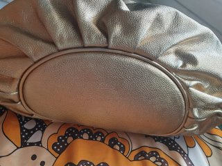Bolso Piel Tous dorado. Pura piel
