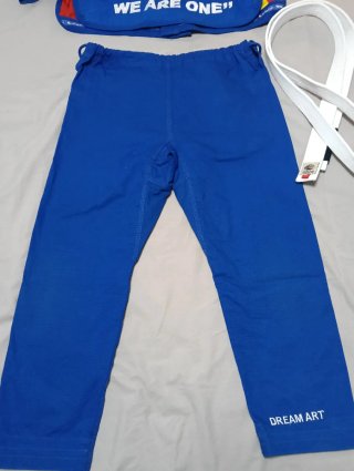 Kimono Jiu Jitsu TMJ Azul y Blanco
