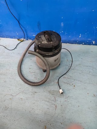 Aspiradora industrial con manguera