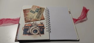 Agenda Scrapbooking Viajera Estilo Vintage