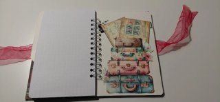 Agenda Scrapbooking Viajera Estilo Vintage
