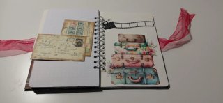 Agenda Scrapbooking Viajera Estilo Vintage