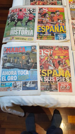 Periódicos Selección Española Eurocopa