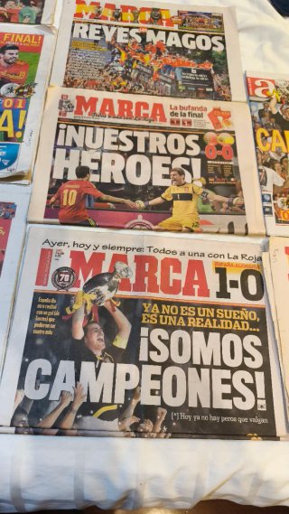 Periódicos Selección Española Eurocopa
